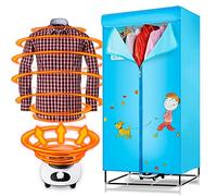Séchoir à Linge Chauffant, Séchoir à Linge Chauffant 1200W Grande Capacité 15Kg Séchoir Double Couche Économe en Énergie, Acier Inoxydable, Protection Contre la Surchauffe, pour Salon de la Maison