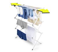 EASYmaxx Séchoir à Linge télescopique 800 | Tour à Linge avec 8 m de Longueur de séchage - Pliable, Peu encombrant et Facile à Plier | Séchoir à Linge en Tour de Petite et étroite | Étendoir à Linge