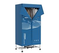 Séchoir à linge électrique 1200 W - Chauffage à économie d'énergie pour linge, dortoir portable - Machine de séchage pratique - Temps intelligent de 0 à 180 minutes - Appartement/camping-car