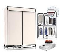 Sechoir a Linge Électrique avec Minuterie, 850 W Sèche-linge Chauffant PTC Séchoir à Air Chaud 30 Kg Grande Capacité Adapté, pour le Linge Domestique Séchant Les Vêtements de Bébé Appartement (Color