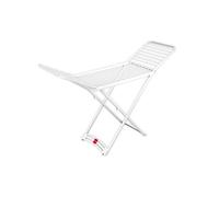 Séchoir à Linge Etendage pliable 20 m avec ailes 182 x 55 x 88 cm Fil anti-plis Roulette