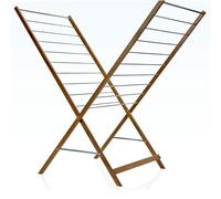 Séchoir à linge étendoir design en X en bois massif pliable 10M XENIA