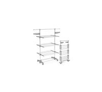 Accessoire pour sèche-linge Vounot Sechoir a linge etendoir pliable ailes pliables 3 niveaux