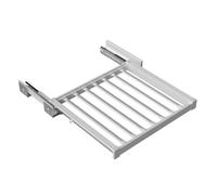 Séchoir à linge extensible caché avec tiroir peu encombrant sous l'armoire, parfait pour sécher les vêtements au-dessus de la machine à laver, idéal pour les petits espaces et les salles de lavage