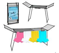 Séchoir à linge extensible sur pied Lydia 27 m noir
