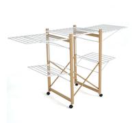 Séchoir à linge multifonction 28M USHUAIA couleur bois