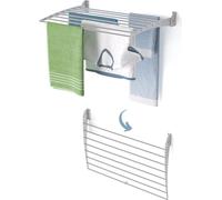 Séchoir à linge mural, peu encombrant, en aluminium - Foxydry Fold Down 80 cm