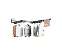 Kitchen Move Séchoir à linge mural PYTHON 125 cm – Aluminium extensible, pliable, 15 crochets