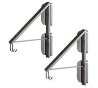 Séchoir à linge mural rétractable en aluminium pour séchage à l'air libre Design conscient de l'espace Convient aux petites maisons et appartements