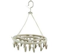 Sechoir à linge oval - 24 pinces Blanc G