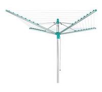 Leifheit 85285 Séchoir jardin parapluie Linomatic 400 Easy - 40 mètres avec sytème Easy-Lift, rétractation automatique des fils