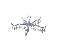 - Séchoir à Linge Pliable "30 Pinces" 62cm Gris