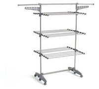 Séchoir à linge pliable EXTRA 22M 3 niveaux Gris G