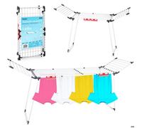 Séchoir à linge pliable - Massido - 27 m de séchage - Blanc - Pliable - Compact - Pieds antidérapants