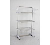 Herzberg Séchoir Multifonctions 20m d'étendage Blanc HG5015-WHT