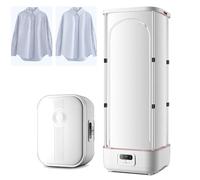 Séchoir à linge pliable portable, machine à repasser pliable entièrement automatique, séchage à la vapeur de vêtements, séchoir à linge pliable