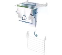 Séchoir à linge pliable pour montage mural, séchoir à linge pour petites surfaces - Foxydry Fold Down 60 cm blanc