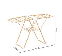 Séchoir à linge Five effet bois Bara - 13m d'étendage - Marron Marron G