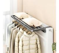 Séchoir à linge réglable pour radiateur - Gain de place pour un séchage efficace à l'intérieur, idéal pour les petites maisons et appartements