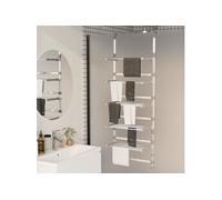 vidaXL S¿¿choir ¿¿ linge suspendu ¿¿ 5 niveaux Aluminium