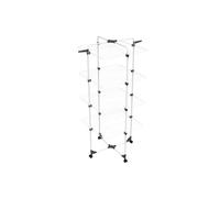 Vileda Séchoir à linge tour Modular 4 - 4 niveaux, modulable, pliable, roulettes, intérieur/extérieur