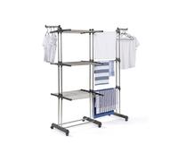 IDMarket - Séchoir à Linge Vertical GIGA 3 Niveaux capacité 27 m