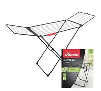 Vileda Séchoir à linge pliable autoportant sur roulettes pratique et ergonomique