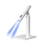 Séchoir à lumière UV pour ongles, lampe UV pour ongles - Outil d'éclairage de séchage d'ongles en Gel avec support rotatif à 360 degrés | Lampe portative à piles rechargeables avec écran d'affichage p