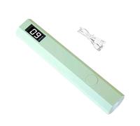 Séchoir à ongles en gel - Sèche-cheveux LED UV rechargeable - Appareil de polymérisation professionnel pour manucure - 3 réglages de minuterie - Charge USB - Outil compact pour salon de manucure