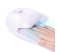 Séchoir À Ongles - Ventilateur Portatif | Mini Sécheur Vernis | Fonctionne Sur Piles Design Press-Type, Double Usage Mains & Pieds, Compatible Vernis Classique, Séchage Colle & Art Ongles, Sans LED Sû