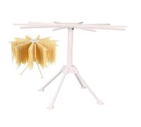 Séchoir à pâtes - Pliable maison fraîche | Cintre à nouilles avec 10 bras | Séchoir à spaghetti | Support de séchage de pâtes spaghetti | Support pliable pour spaghetti frais maison pour nouilles