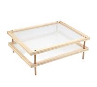 Séchoir à pâtes - Séchoir empilable amovible pour circulation de l'air, déshydrateur alimentaire de cuisine, accessoire de stockage de fruits et légumes avec filet amovible et design multicouche pour