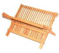 Séchoir à vaisselle en bois ou porte-revue | Égouttoir de cuisine multifonctionnel | Organisateur en bois | Support éco pour assiettes et presse