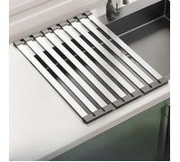 Séchoir à Vaisselle Enroulable Tapis D'égouttage Au-dessus De L'évier Égouttoir à Vaisselle Pliable égouttoir à Vaisselle Pliabl