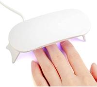 Séchoir à vernis à ongles Uv 8w lampe à polymériser lampe à ongles capteur de perles outil de manucure capteur automatique, plus grand espace, sans doigts pour ongles e