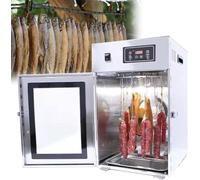 Séchoir Alimentaire Commercial, Séchoir à Viande Et à Fruits,14 Crochets, Séchoir à Viande Rotatif à Rotation 30-90 ℃, Affichage LED, Déshydrateur De Viande Séchée avec Minuterie Numérique Heures