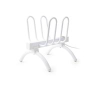 Sèchoir Chauffant pour Chaussures et Gants- Seche chaussures Electrique à poser au Sol - Chauffage Radiateur pour Chaussures Sèches les Bottes, Chaussure, Chaussettes, Gants - 2 paires - Blanc