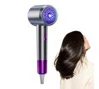 Séchoir Cheveux Lumière Bleue Ions Négatifs, Sèche-Cheveux à Séchage Rapide, Appareil de Coiffure Lisseur Boucleur Séchage pour Femmes Voyage Bouclés Salon