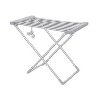 Herzberg HG8070-WHT, Séchoir Électrique, Séchage Rapide, Économie d'Énergie, Silencieux, Compact, 8 Tubes Chauffants, Déshumidification, Antibactérien, Facile à Installer et Utiliser, 120W, Blanc