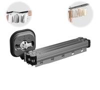 Séchoir mural avec ventouse, en aluminium pliable (3 volets) avec 15 crochets (3 plis)