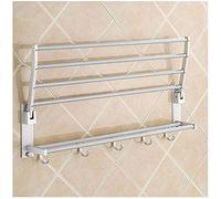 Séchoir Mural Salle De Bains,Pliable Rangement Facile Séchoir À Linge À Linge pour Intérieur & Extérieur Étendoir À Linge,60cm