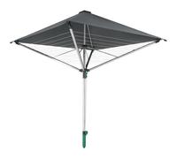 LEIFHEIT 82100 Séchoir parapluie LinoProtect 400, étendoir parapluie avec toit étanche, séchoir jardin inclus douille de sol