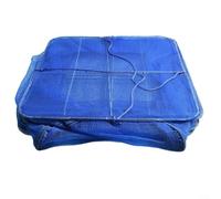 Séchoir pliable à 3 couches pour le camping - Séchoir à légumes et matériel de pêche, fil d'acier en nylon pour équipement d'extérieur, organiseur compact de filet de pêche (35 x 35 x 65 cm)