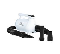 Séchoir portable pour animaux XPower B-123, 2 réglages de chaleur, réduction du bruit, trois buses différentes, séchage des animaux