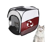 Séchoir pour Animaux - Bac à Chat | Cage de Transport Pliable pour Chats et Chiens, Accessoire de toilettage et de Nettoyage pour la Maison, Les Voyages, l'intérieur et l'extérieur. The Gang