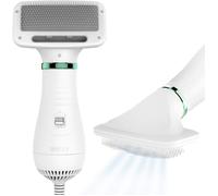 Sèchoir pour Chien et Chats 2 en 1 | Séchoir Pulseur Portable et Silencieux avec Brosse à Lisser | Température Ajustable