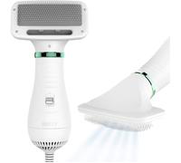 Sèchoir pour Chien et Chats 2 en 1 Séchoir Pulseur Portable et Silencieux avec Brosse à Lisser Température Ajustable pour