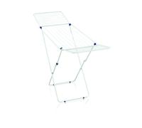 Séchoir sur pied Classic 200 Easy Leifheit 81539, étendoir à linge pliable, sécurité enfants, 20 mètres, avec ailes