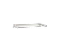 Leifheit Séchoir mural dépliable Telegant 81 Protect Plus 83100 — 9 barres 90 cm inox blanc