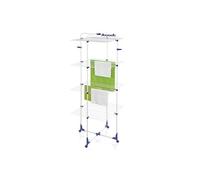 Leifheit Séchoir à linge 450 Classic 81456 – 45 m, tour 4 niveaux, cadres rabattables, blanc